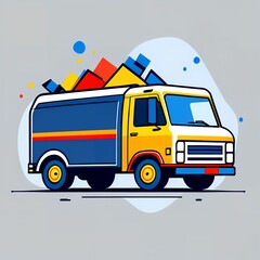 Illustration of a truck