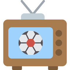 Wall Mural - Television Vector Flat Icon