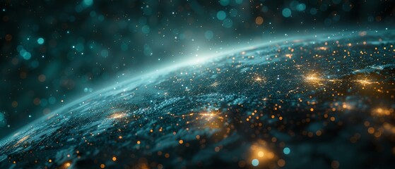 Aufkleber - global network concept.