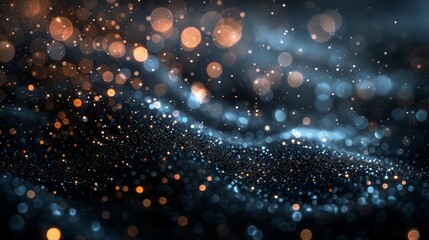 Leinwandbilder - Background with black bokeh texture