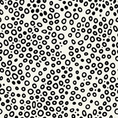 Wall Mural - vector seamless pattern. abstract dotted texture. monochrome warped surface. creative spotty backgro