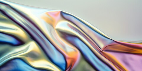 Wall Mural - Trippy and distorted image with light diffraction effect.