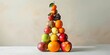 pyramid of fruits healthy eating Generative AI