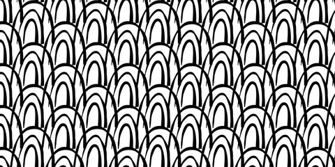 Sticker - Hand drawn abstract element pattern
