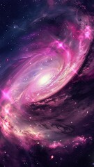 space spiral galaxy cosmos universe starry background