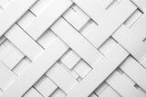 Fototapeta Przestrzenne - abstract geometric white background
