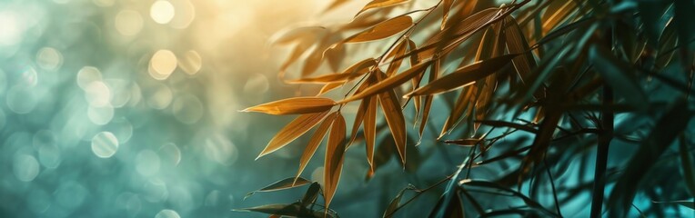 Close Up of Bamboo Tree Branch