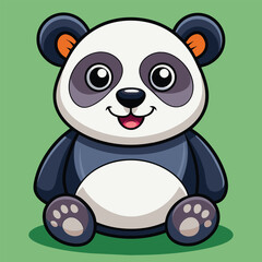 Poster - Cute panda vector illustration and artwork