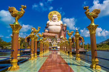 Canvas Print - Giant happy buddha Samui