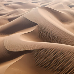 Canvas Print - Abstract patterns in sand dunes.