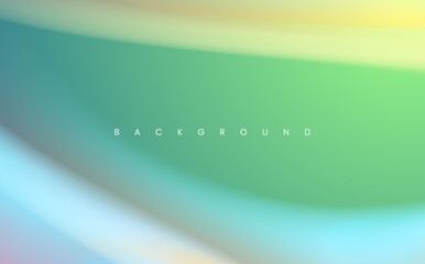 Poster - Abstract green blur background design