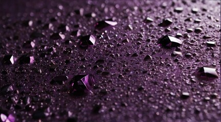 Sticker - Shiny sparkling purple foil surface texture from Generative AI