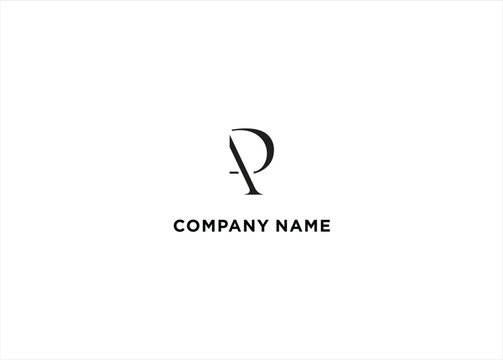 Initial PA Logo Design Vector