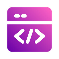 programming gradient icon