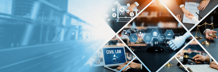 Poster - ai rules and law concept enforce to control ai artificial intelligence social responsibility and ens