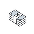 © Iconstar - Cash Money Icon vector, Currency Icon, Money Icon, Cash Icon, Dollar Icon illustration
