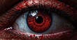 visionary red veins eyeball art