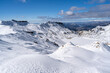 安達太良山の山頂から見る沼ノ平火口
