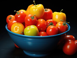 Sticker - tomatoes in a bowl