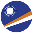 marshall island national flag, transparent background