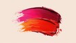 © buraratn - Lipstick pink red orange brown palette smudge background texture isolated on beige background