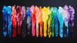 Colorful crayon sticks in various shades, perfect for educational or artistic projects