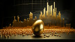 Golden egg stock ,Investing in stocks gives good returns, investing in stocks has good growth, Value investor.