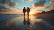 Seaside Harmony: Cherishing Love in the Golden Years