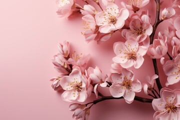 Sticker - Beautiful minimalistic background featuring a delicate and elegant flower design