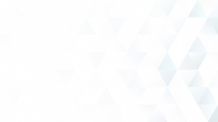 Poster - abstract light colored triangles on white background. high resolution full frame geometric triangula