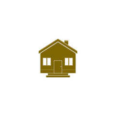 Sticker - House icon isolated on transparent background