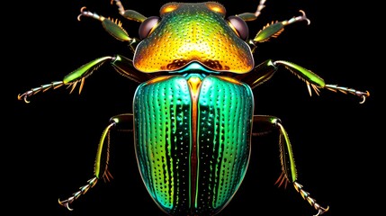 animal green june beetle bug insect grub coleopteran fly entomology animal transparent background cutout