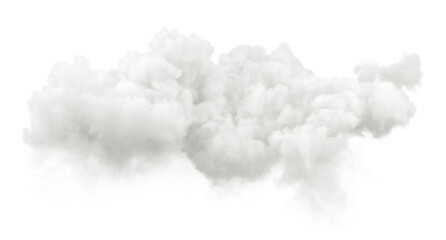 Aufkleber - The ethereal beauty of cloud formations clipart isolate backgrounds 3d rendering png
