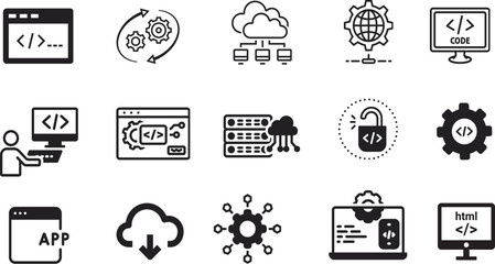Icon set Programmers 