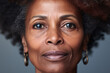 Face of middle-aged black woman