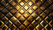 Elegant geometric pattern in gold reflecting light and shadow a chic background that blends art and fashion