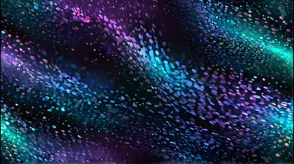Wall Mural - textured loop and shimmering particle deep blue and purple