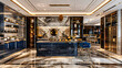 Urban Oasis: Luxurious Lobby Design Blends Elegance with Contemporary Comfort
