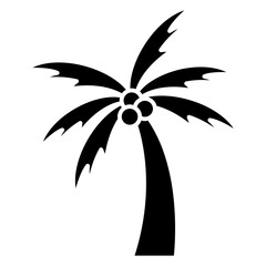 Sticker - coconut tree icon