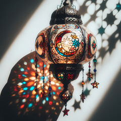 Wall Mural - Ramadan decorative lantern, Islamic festival, Eid design