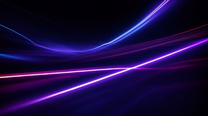 Flaring blue and purple light trails twist through the enigmatic unknown 