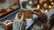 Shopping online transforms holiday prep, with a golden credit card making shopping online not just easy but also utterly delightful and efficient
