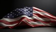 american flag on a transparent background for text