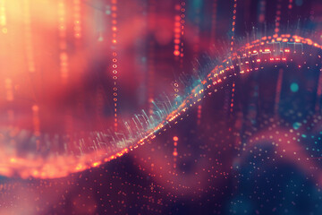 Wall Mural - abstract background and texture of science and future technology backgrounds. generative ai