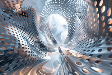 Wall Mural - abstract background and texture of science and future technology backgrounds. generative ai