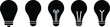 © Vectors1234 - Set of light bulb icons set. lightbulb creativity concept vector.