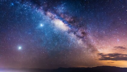 Beautiful galaxy, cloud of stars, MIlky Way, glorious night sky, space