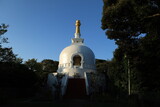 Fototapeta Dziecięca - 夕陽を浴びる龍口寺にある仏舎利塔の風景