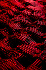 Wall Mural - abstract red vertical futuristic background