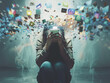 © Optinik - Smartphone addiction concept.